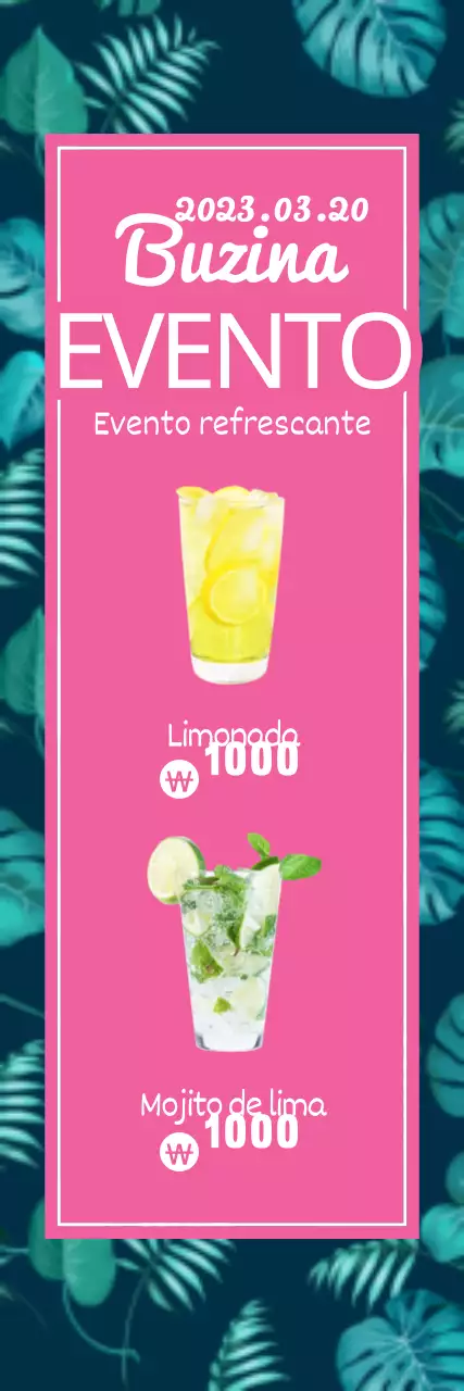Menu de verão