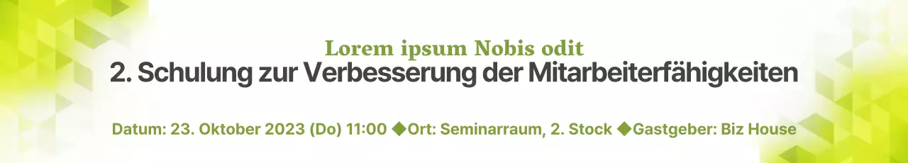 Ausbildung der Mitarbeiter