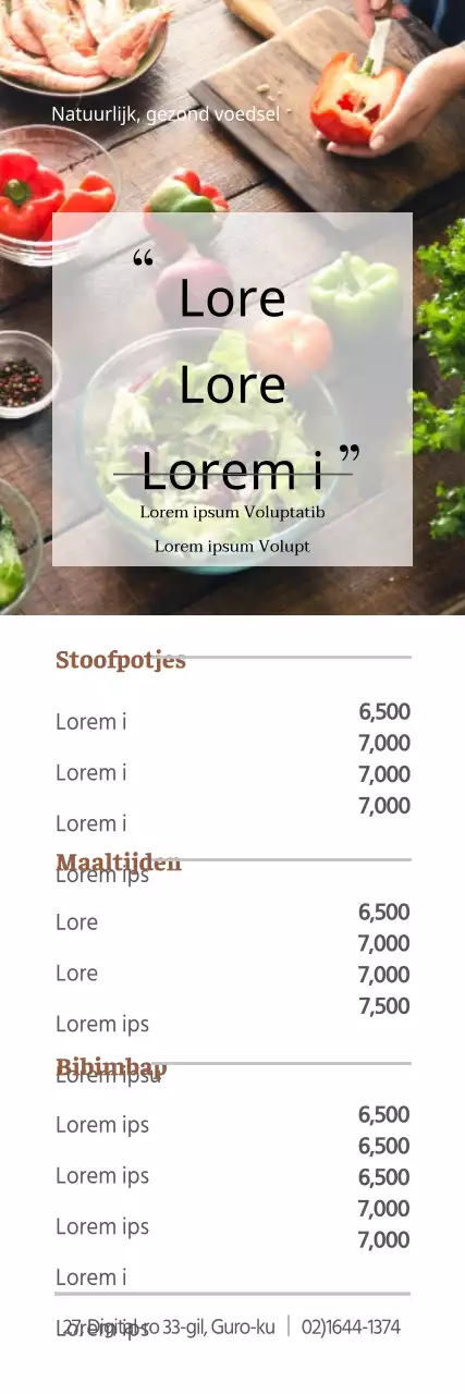 Natuurlijk Koreaans eten