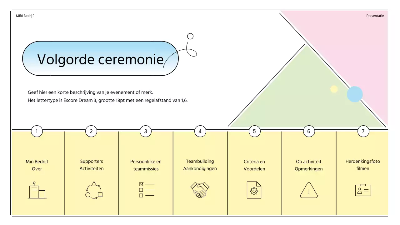 Lanceerceremonie voor supporters met pastelkleurige zonneframes