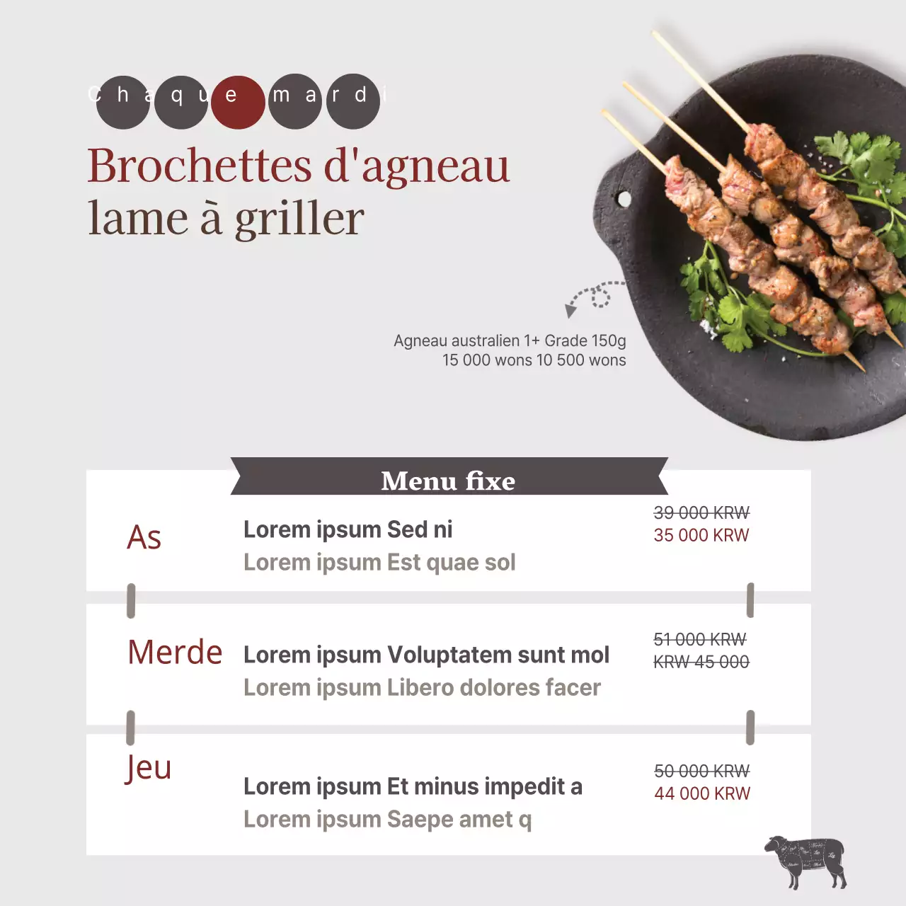 Journée de la brochette d'agneau