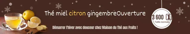 Thé miel citron gingembre