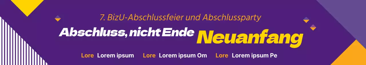 Abschlussfeier_Garo Banner_01