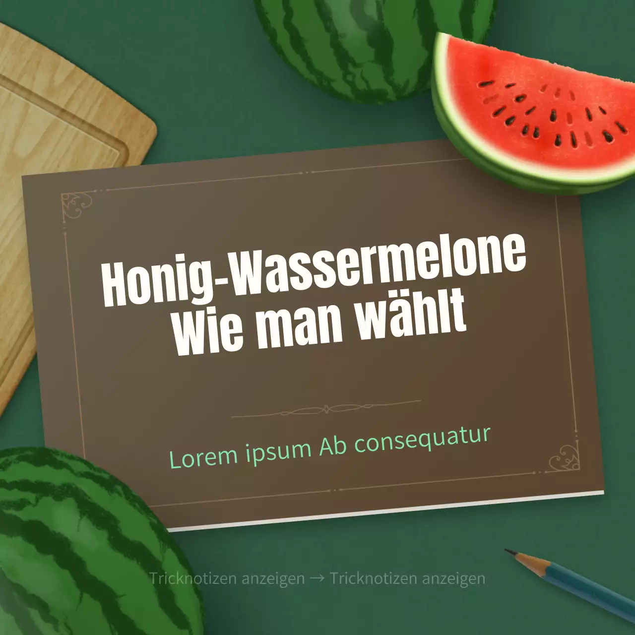 Tipps für die Auswahl einer tropischen roten und grünen Wassermelone erklärt