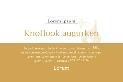 Knoflook augurken