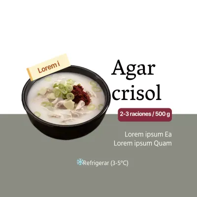 Crisol de agar