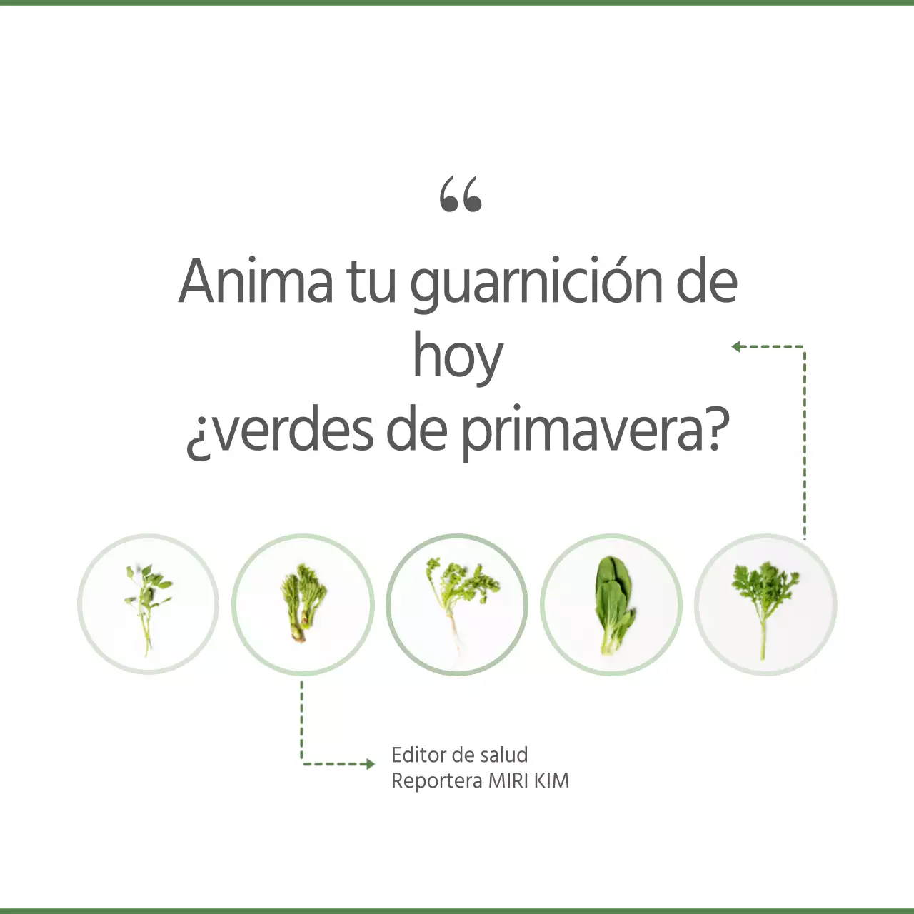 Alimentos de temporada en primavera