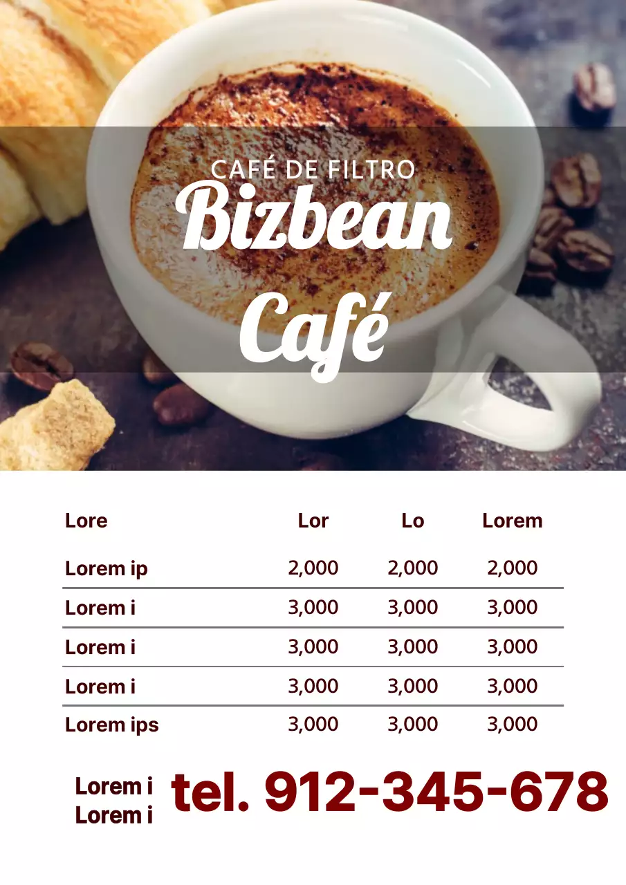 Concepto limpio y sencillo de carta de salón de masajes con fotos grises