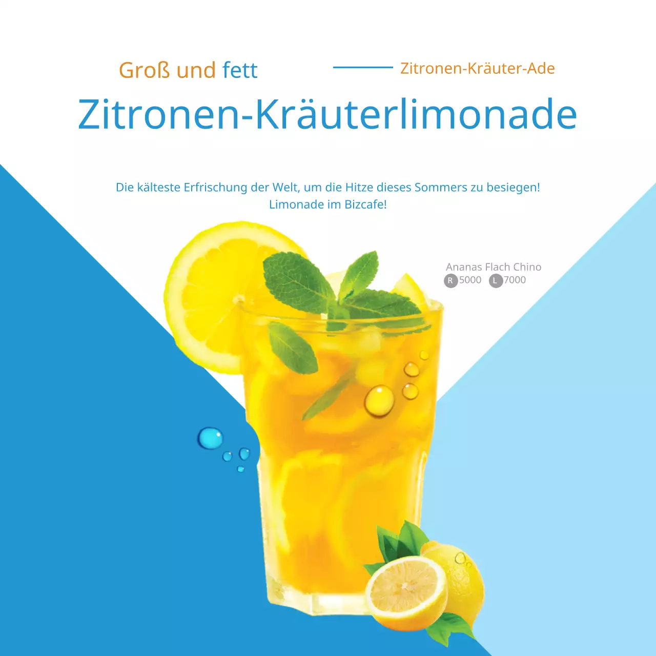 Zitronen-Kräuterlimonade