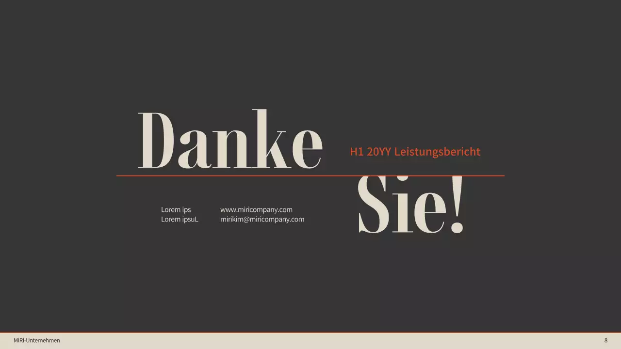 Orangefarbene Akzente mit braunen und beigen Farbtönen Einfache Scorecard