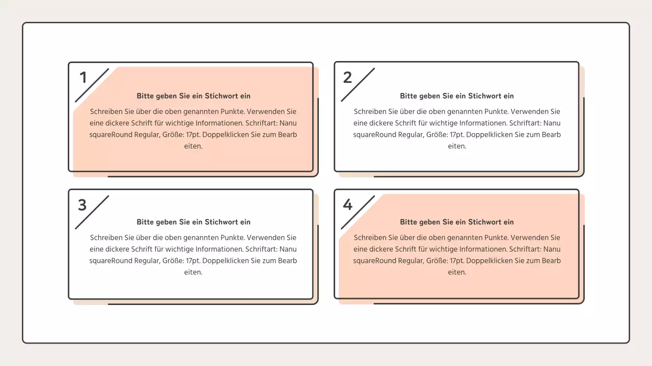 Pädagogisch mit Punktformen in Rosa und Beige