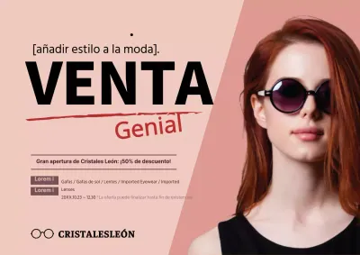Venta de gafas