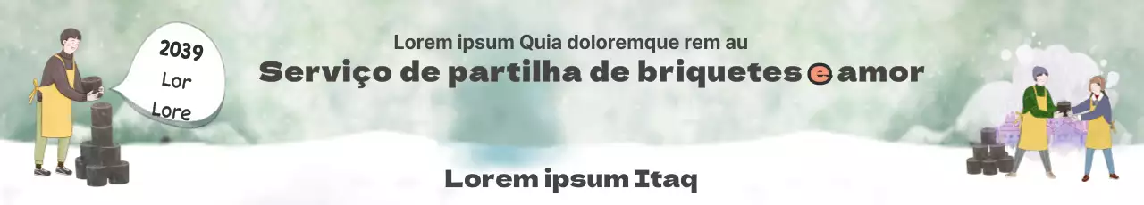 Partilha de briquetes