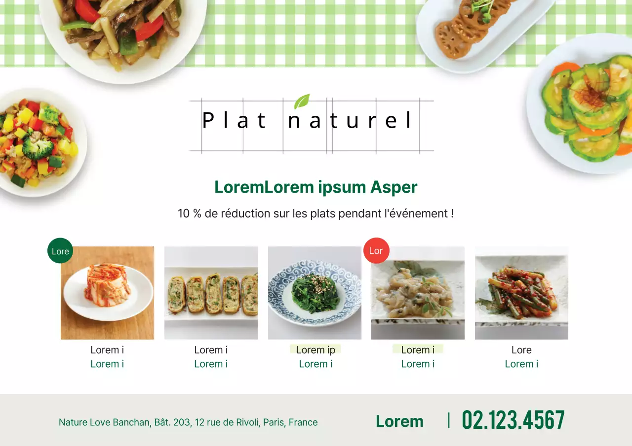 Plats d'accompagnement naturels