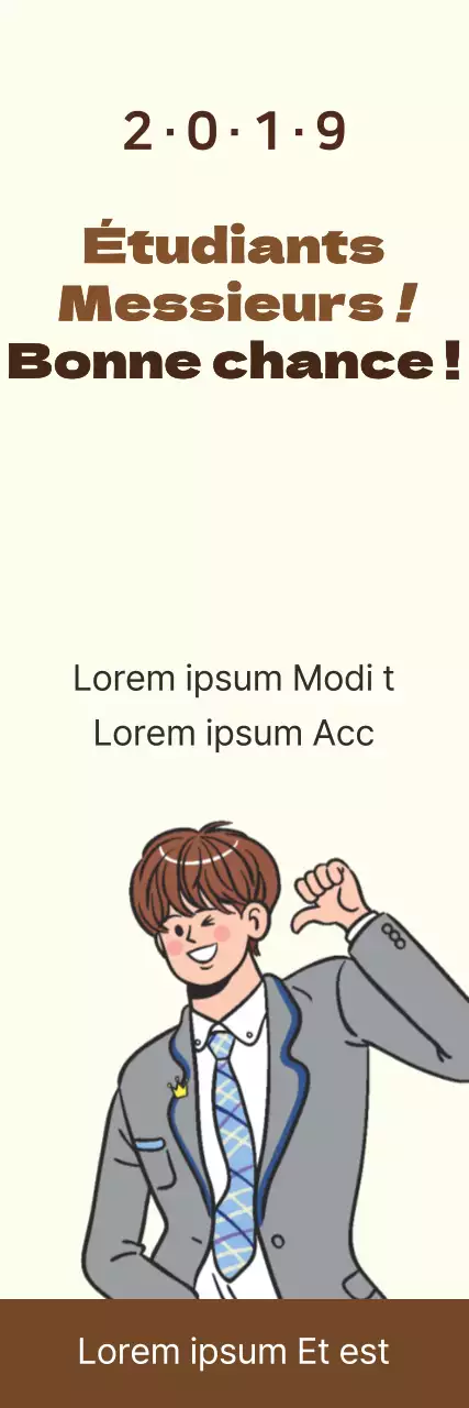 Encourager les candidats aux examens