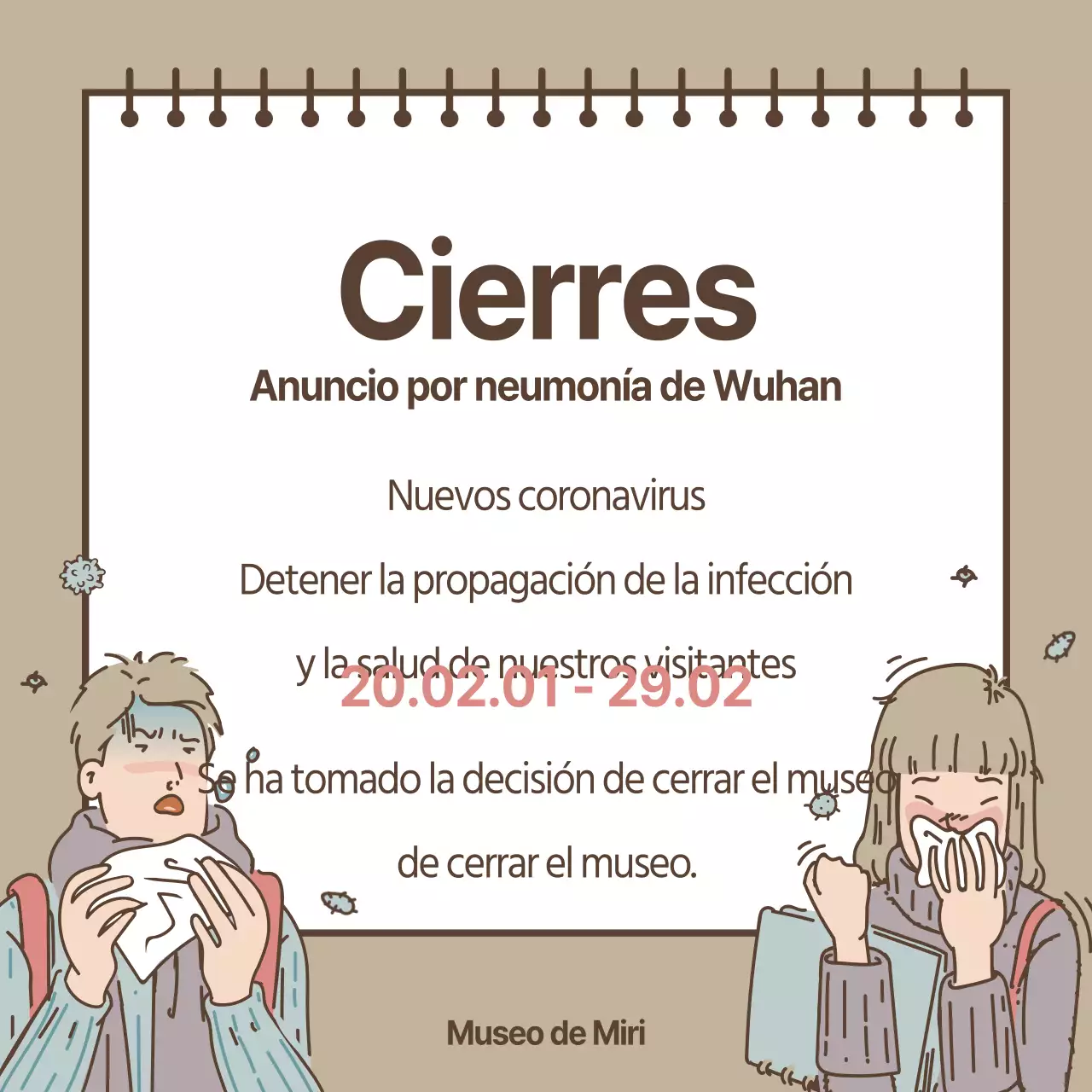 Cierres por coronavirus