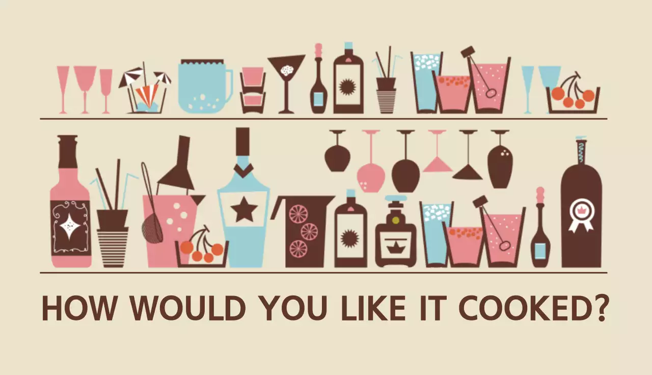 ベージュ シンプル レストラン 名刺