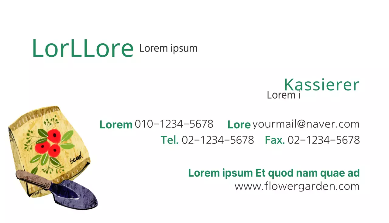 Niedliche Bauernhof-Visitenkarte