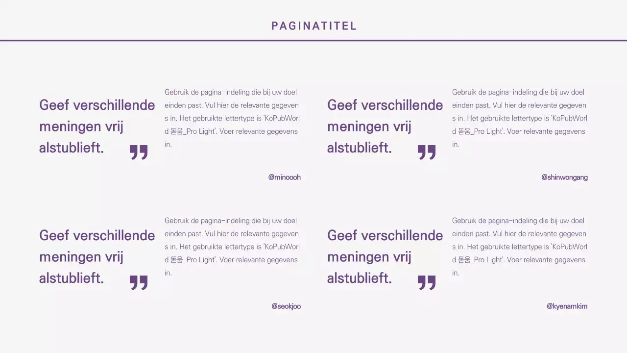 Schonere presentaties