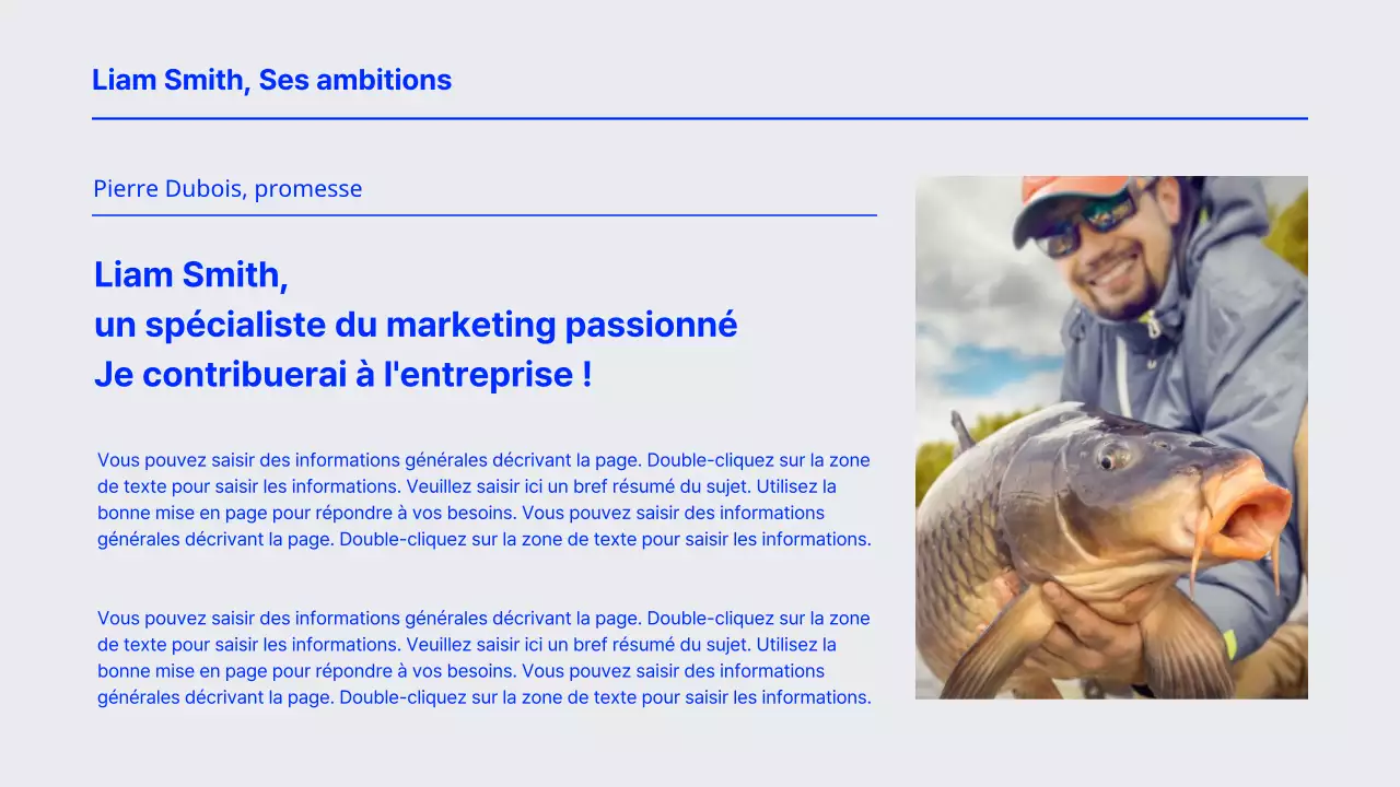 Présentations personnelles