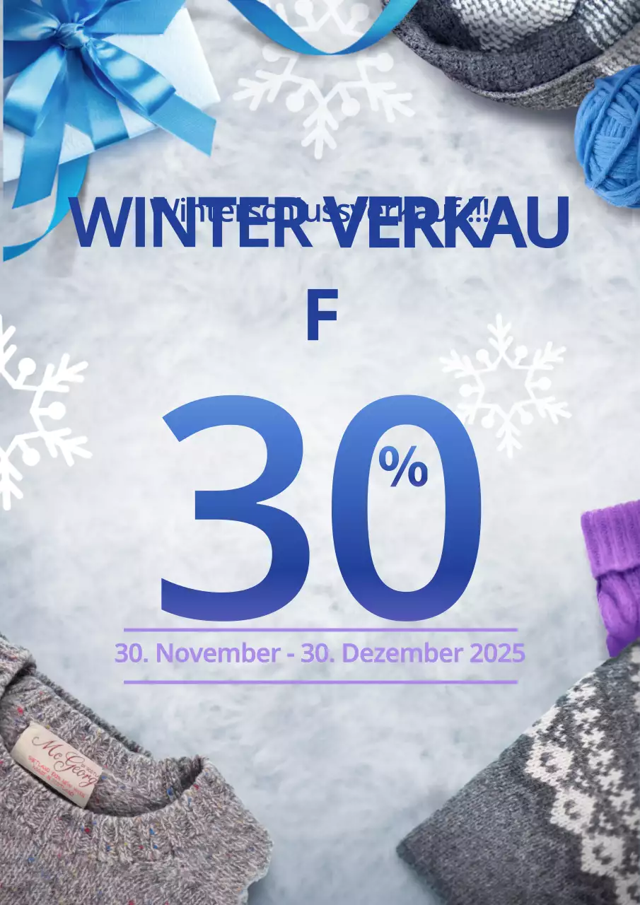 Winterschlussverkauf