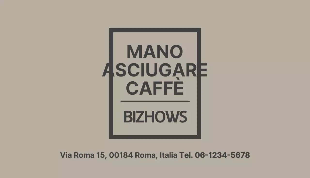 Caffè a goccia a mano