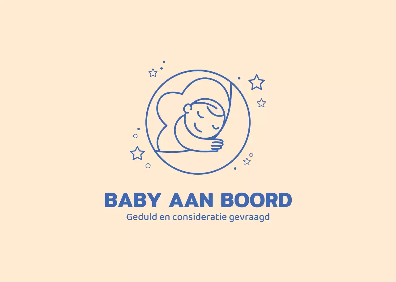Abrikoosblauwe illustratie met een kind dat rijdt