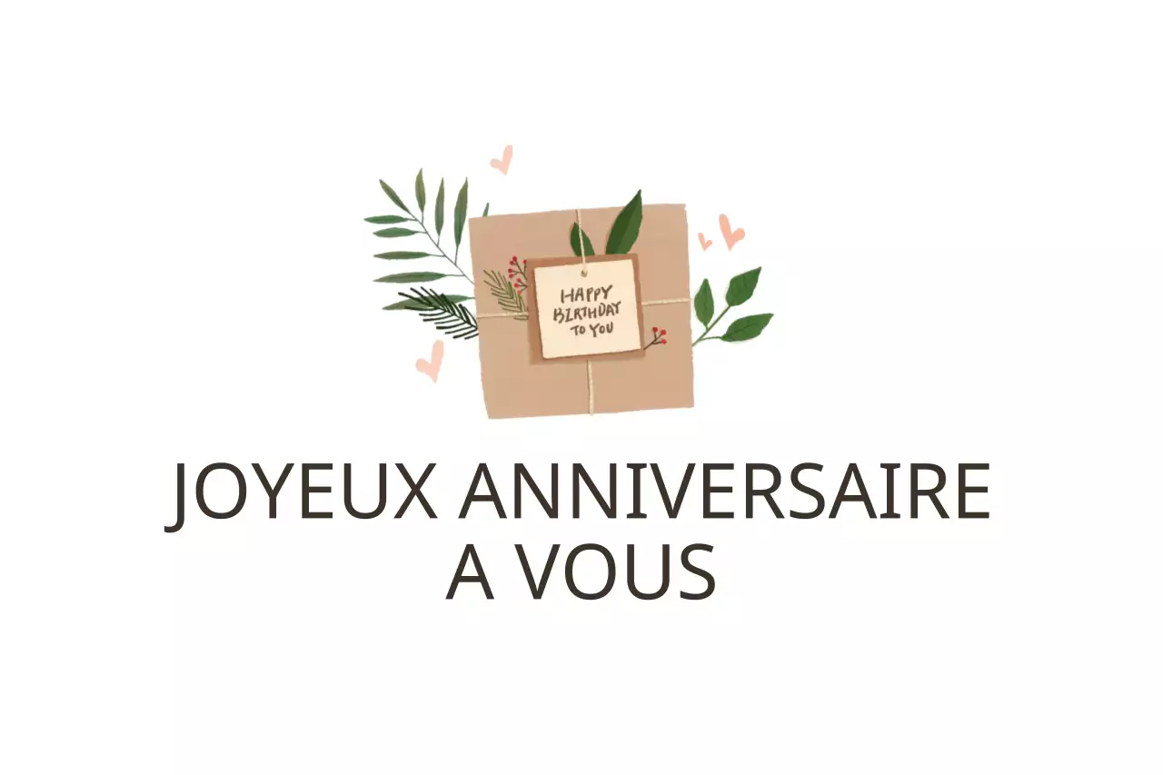 Joyeux anniversaire