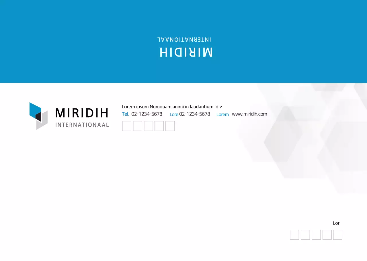 Blauwe eenvoudige zakelijke ticket enveloppen