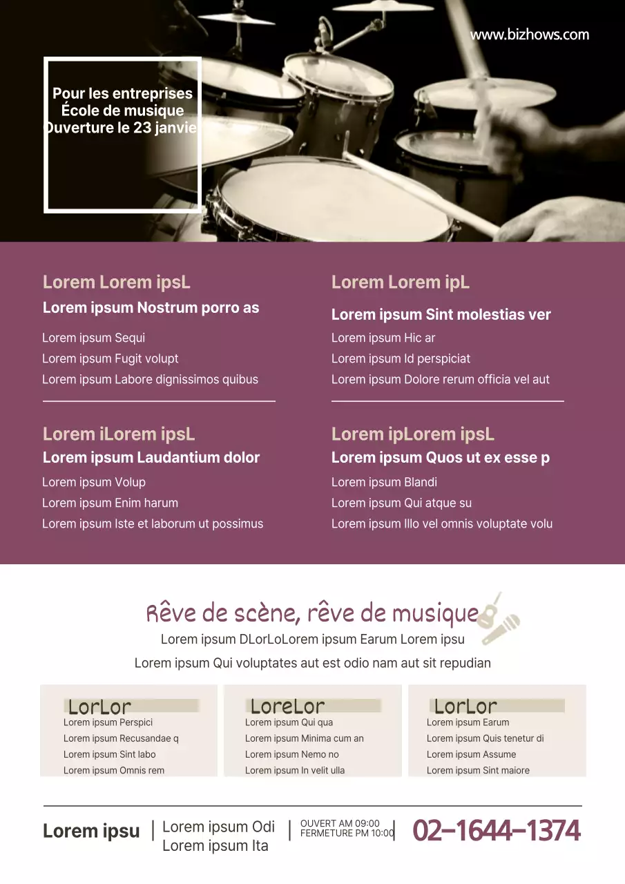Académie de musique BizPractical