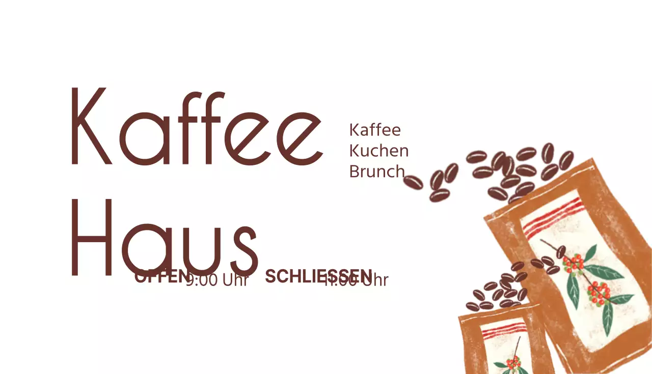 Cafe Coupon Visitenkarte