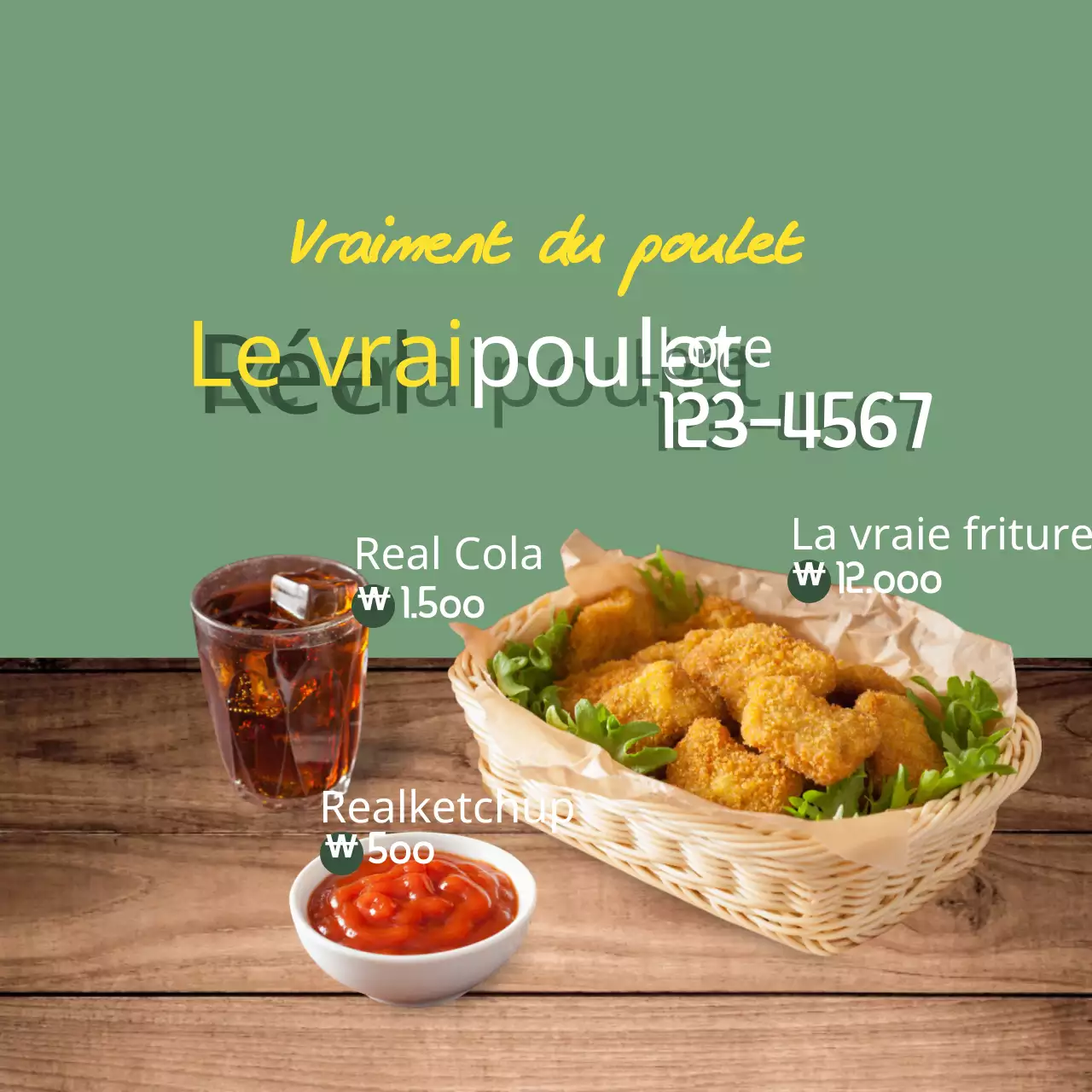 Le vrai poulet