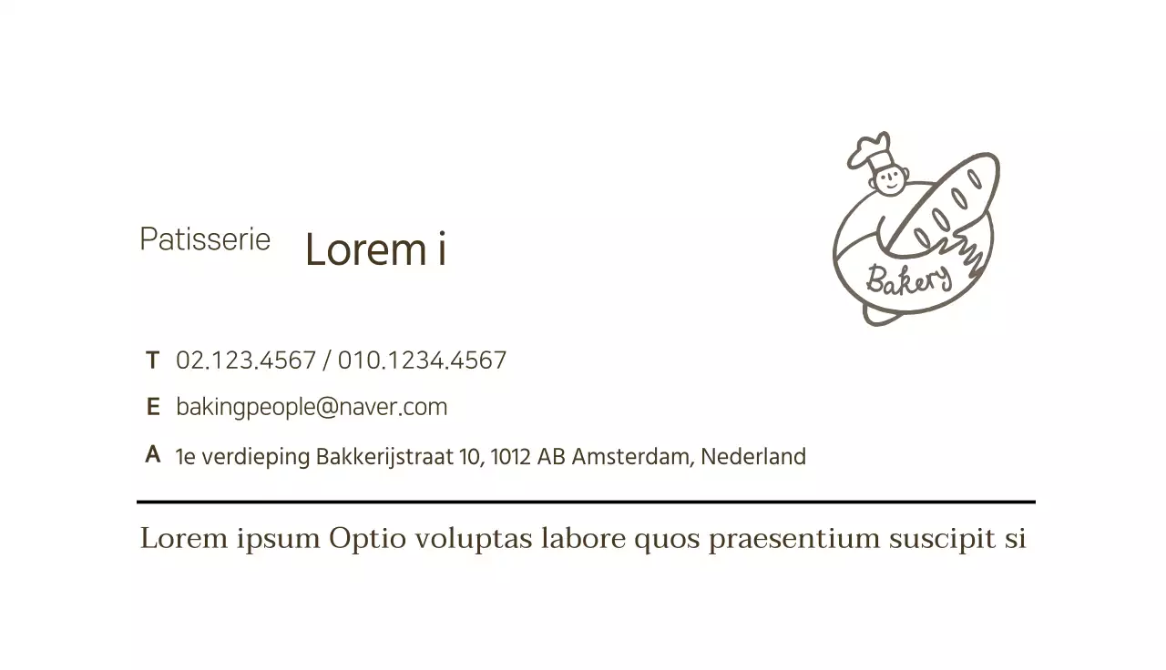 bruine illustratie logo bakkerij bakkerij