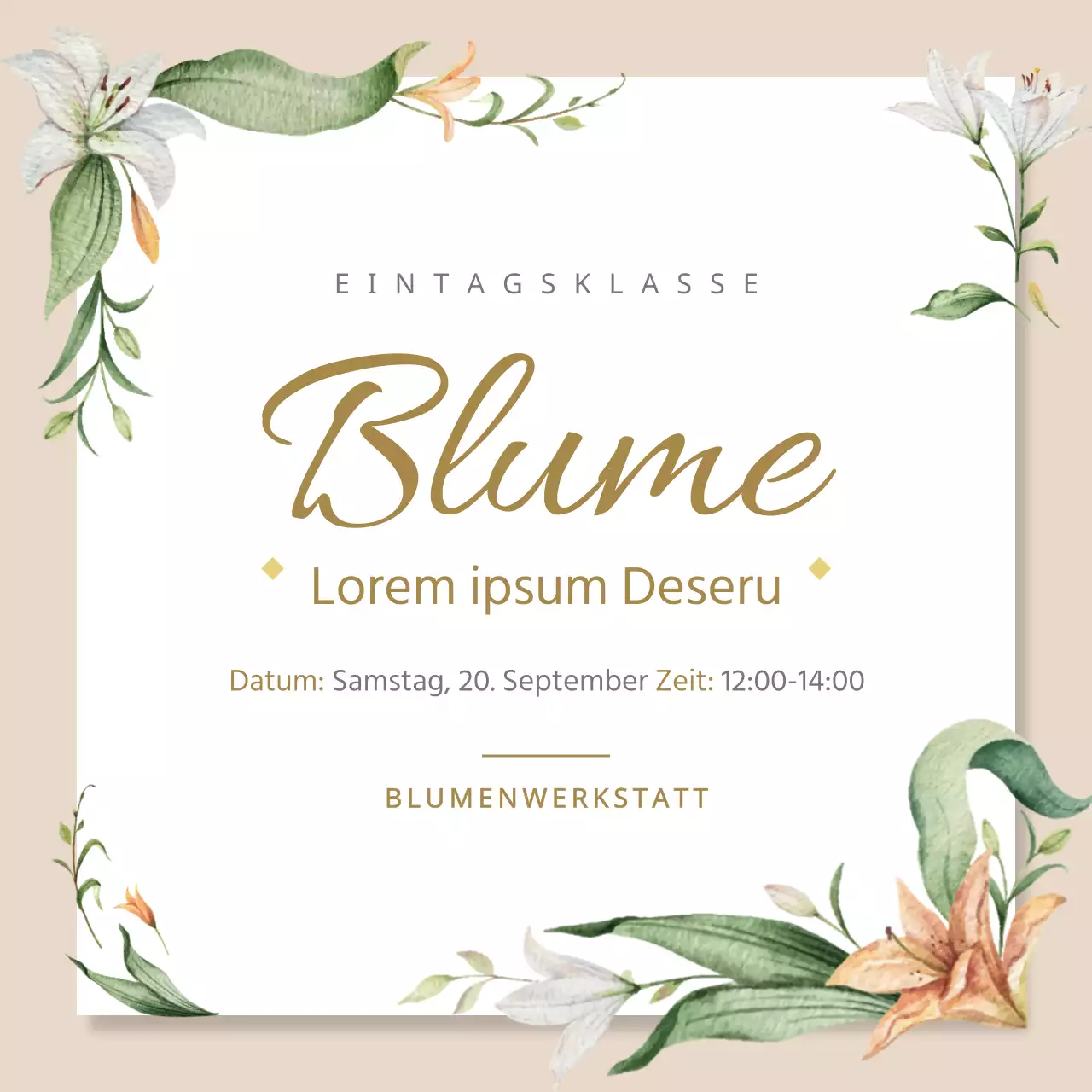 Einen Strauß zusammenstellen