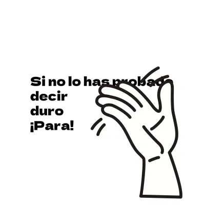 Blanco ilustración divertida promoción de alimentos