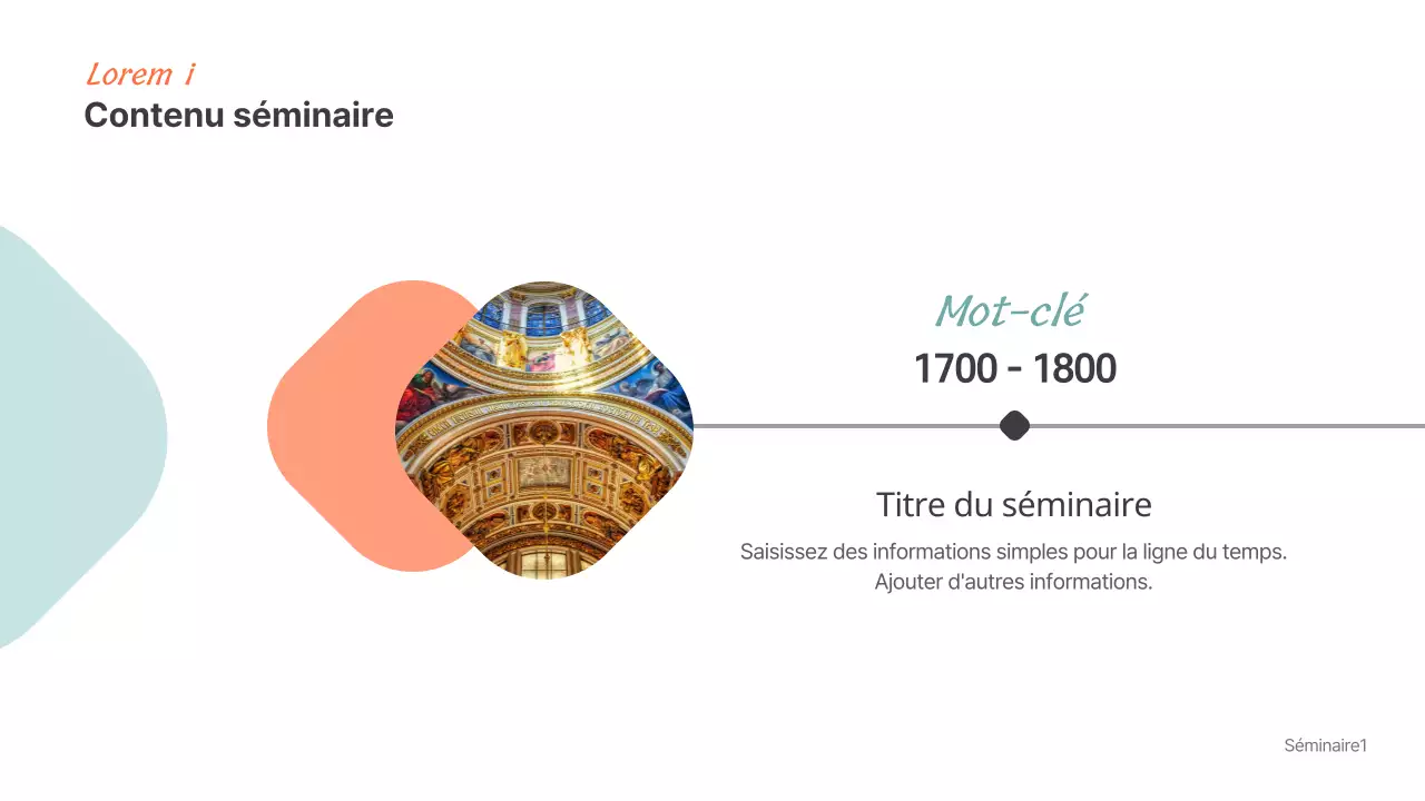 Présentations pour les séminaires