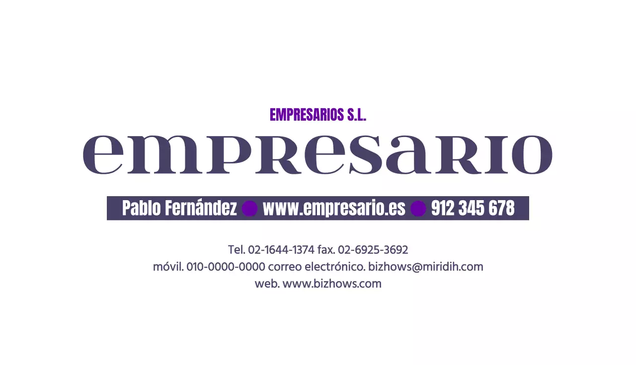 Tarjetas de visita con logotipo sencillo