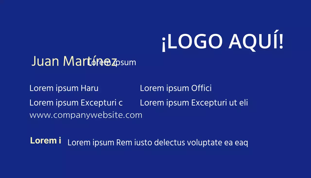 Tarjetas de visita de empresa