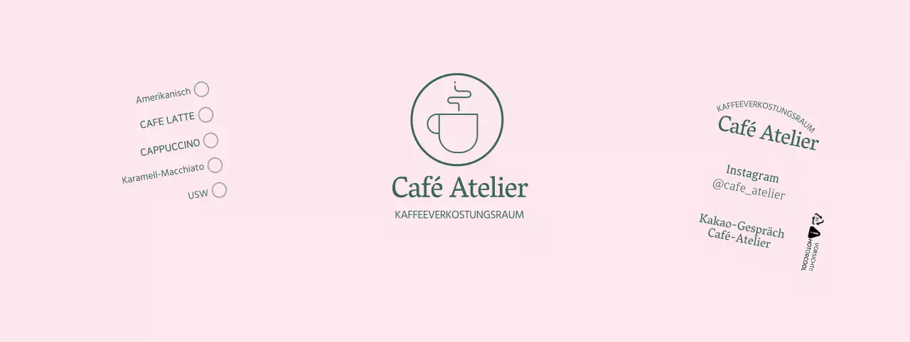 Rosa einfache Linie Illustration