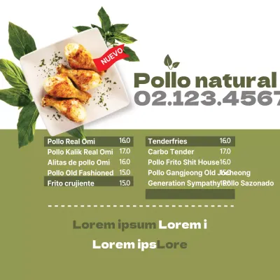 Pollo natural