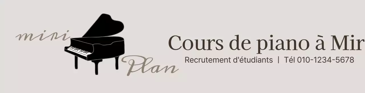 École de leçons de piano Camagnet