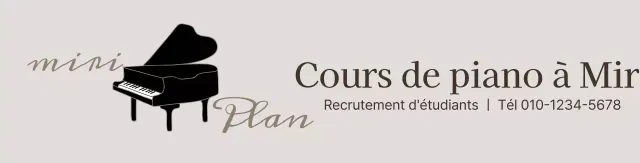 École de leçons de piano Camagnet