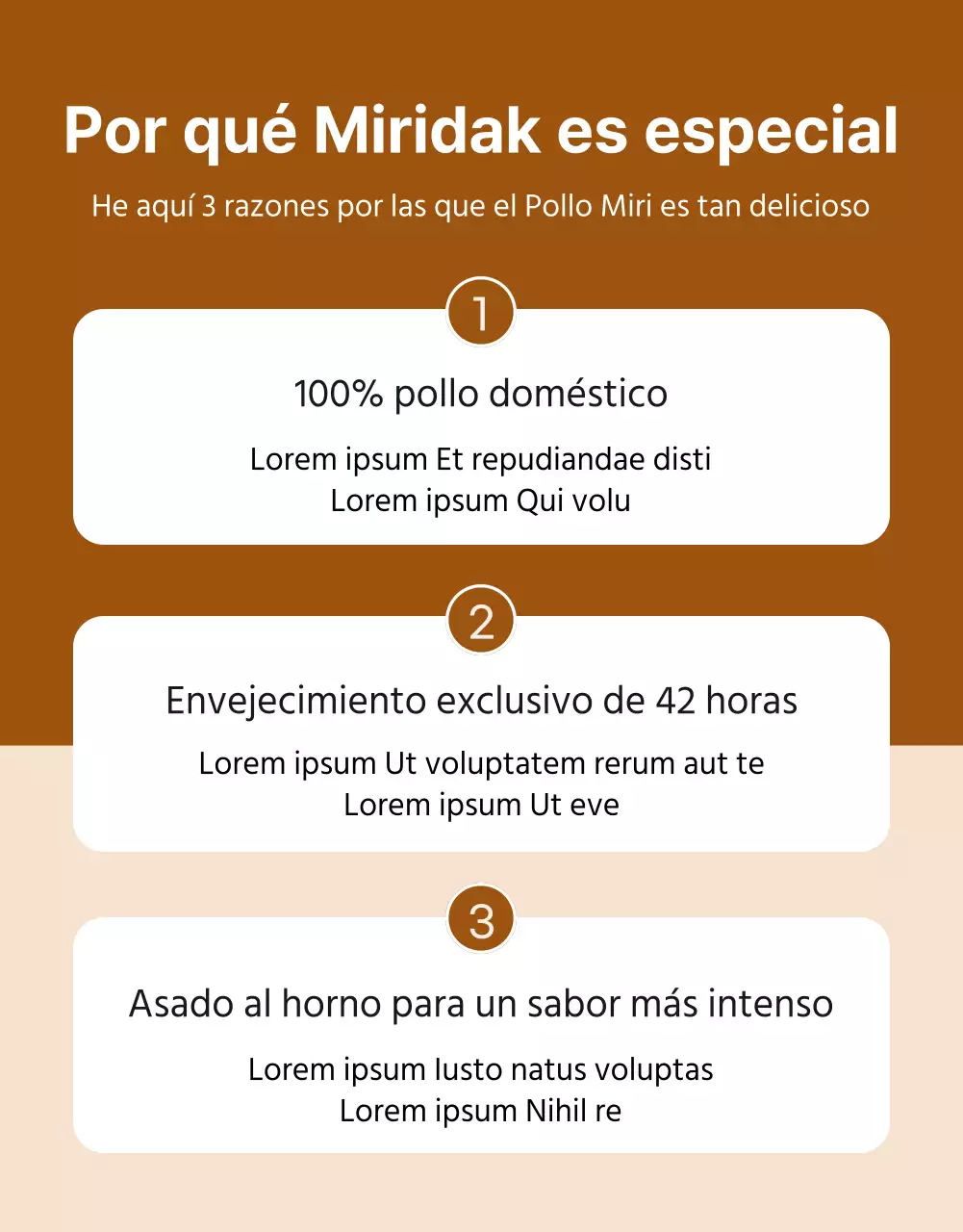 Pechugas de pollo Brown's Diet detail page