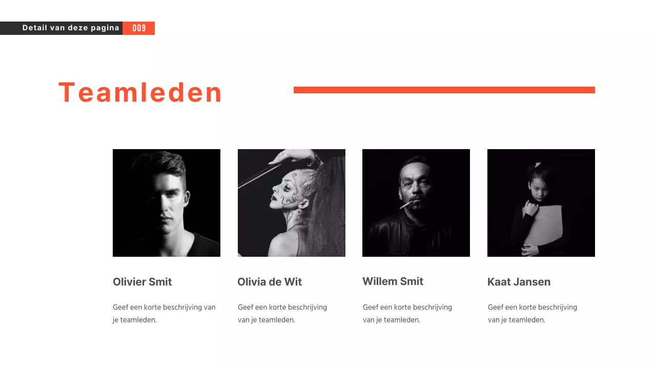 Zwart-wit presentaties