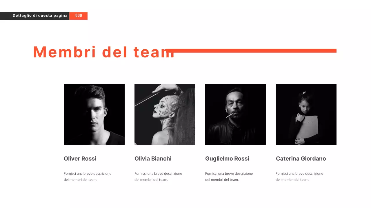 Presentazioni in bianco e nero