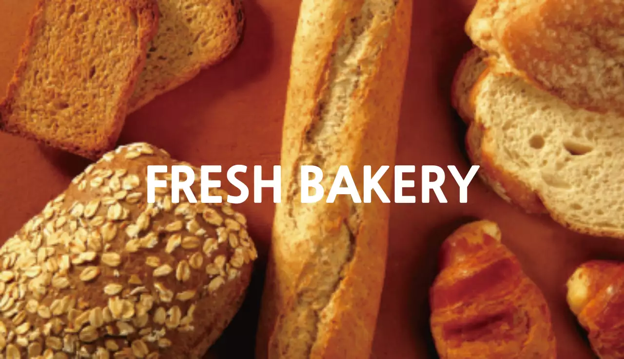 茶色 シンプル ベーカリー 名刺