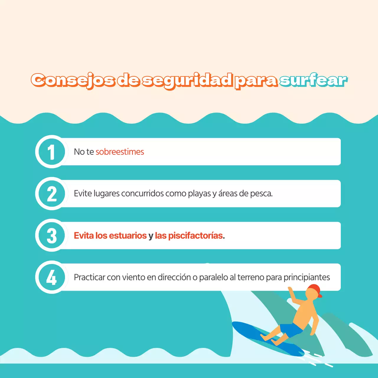 Consejos de seguridad para actividades acuáticas