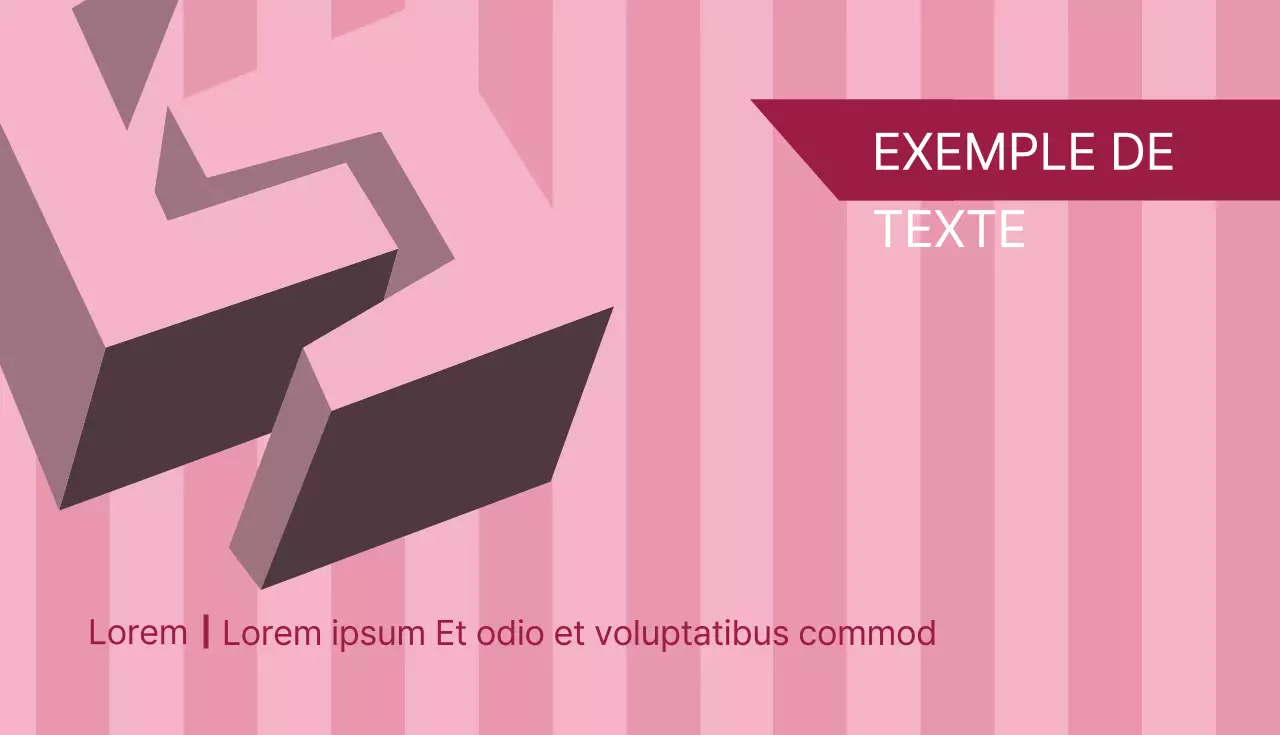 Cartes de visite roses