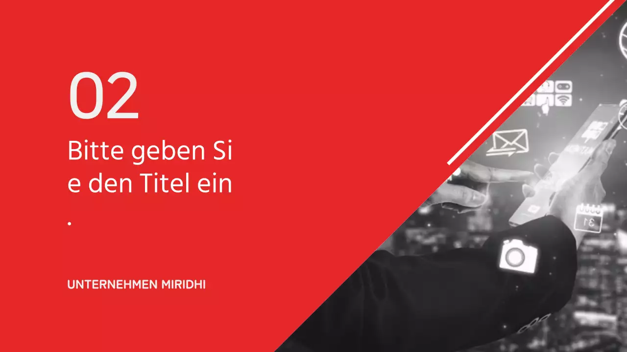 Präsentation für Geschäftsberichte