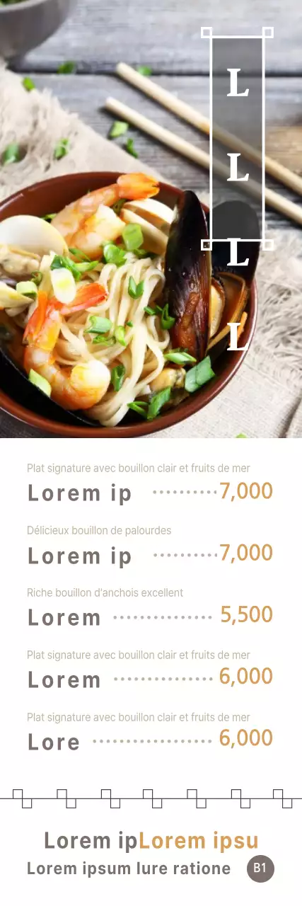 Spécialités pour le déjeuner